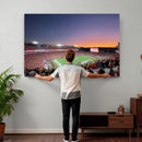 Dooley Stadium Wall Art, Sports Arena Canvas Print, Dooley