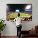 Dooley Stadium Wall Art, Sports Arena Panoramic Canvas