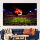 Jordan-Hare Football Stadium Wall Art Canvas Print, Football by MyGreatCanvas | Canvas Wall Art Prints | Photo Prints & Wall Decor