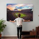 Jordan-Hare Stadium Wall Art Canvas Print, Football Stadium