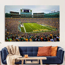Green Bay Packers Lambeau Field Stadium Wall Art Canvas by MyGreatCanvas | Canvas Wall Art Prints | Photo Prints & Wall Decor