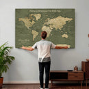 Personalized Push Pin World Map Canvas – Custom Framed by MyGreatCanvas | Canvas Wall Art Prints | Photo Prints & Wall Decor