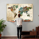 World Map Canvas Print – Framed Detailed Map of the World by MyGreatCanvas | Canvas Wall Art Prints | Photo Prints & Wall Decor