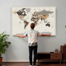 World Map Wall Art Print by MyGreatCanvas | Canvas Wall Art Prints | Photo Prints & Wall Decor