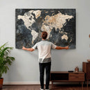 World Map Canvas Print – Detailed Map of the World Wall Art by MyGreatCanvas | Canvas Wall Art Prints | Photo Prints & Wall Decor