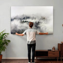 Foggy Forest Wall Art Canvas Print, Misty Pine Tree by MyGreatCanvas | Canvas Wall Art Prints | Photo Prints & Wall Decor