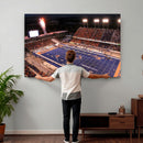 Boise State Stadium Large Wall Art Canvas Print for Living