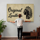 Original Landlords Wall Art Canvas Print, Native American by MyGreatCanvas | Canvas Wall Art Prints | Photo Prints & Wall Decor