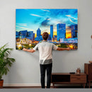 Atlanta Skyline Wall Art Canvas Print, Atlanta Downtown by MyGreatCanvas | Canvas Wall Art Prints | Photo Prints & Wall Decor