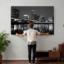 Austin Skyline Wall Art Canvas Print, Austin Downtown Night by MyGreatCanvas | Canvas Wall Art Prints | Photo Prints & Wall Decor