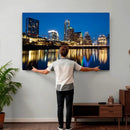 Austin Skyline Wall Art Canvas Print, Austin Downtown Night by MyGreatCanvas | Canvas Wall Art Prints | Photo Prints & Wall Decor