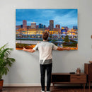 Baltimore Skyline Wall Art Canvas Print, Baltimore Downtown by MyGreatCanvas | Canvas Wall Art Prints | Photo Prints & Wall Decor