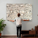 Abstract Bison Wall Art Canvas Print - Abstract Longhorn by MyGreatCanvas | Canvas Wall Art Prints | Photo Prints & Wall Decor