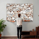 Abstract Longhorn Herd Wall Art Canvas Print - Abstract by MyGreatCanvas | Canvas Wall Art Prints | Photo Prints & Wall Decor