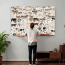 Abstract Texas Cow Canvas Print for Cabin and Western Home by MyGreatCanvas | Canvas Wall Art Prints | Photo Prints & Wall Decor