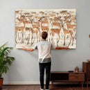 Gazelle Wall Art Canvas Print - Abstract Antelope Wall Art by MyGreatCanvas | Canvas Wall Art Prints | Photo Prints & Wall Decor