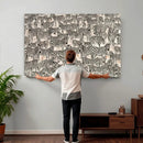 Abstract Zebra Wall Art Canvas Print for Farmhouse Decor by MyGreatCanvas | Canvas Wall Art Prints | Photo Prints & Wall Decor