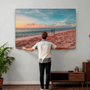 Pastel Beach Wall Art Canvas Print – Soft Coastal by MyGreatCanvas | Canvas Wall Art Prints | Photo Prints & Wall Decor