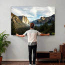 Yosemite Valley Mountain Wall Art Canvas Print, Granite by MyGreatCanvas | Canvas Wall Art Prints | Photo Prints & Wall Decor