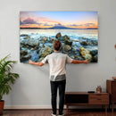 Mayon Volcano Seascape Wall Art Canvas Print, Tropical Ocean by MyGreatCanvas | Canvas Wall Art Prints | Photo Prints & Wall Decor