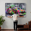 Graffiti Sports Car Street Art Wall Art Canvas Print, by MyGreatCanvas | Canvas Wall Art Prints | Photo Prints & Wall Decor