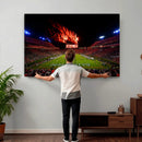 Auburn Stadium Wall Art Canvas Print, College Football Night by MyGreatCanvas | Canvas Wall Art Prints | Photo Prints & Wall Decor