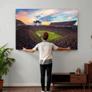 Auburn Stadium Sunset Wall Art Canvas Print, Jordan Hare by MyGreatCanvas | Canvas Wall Art Prints | Photo Prints & Wall Decor