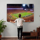 Clemson Football Stadium Wall Art Canvas Print, College
