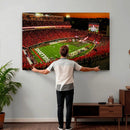 Georgia Bulldogs Stadium Wall Art Canvas Print, Sanford by MyGreatCanvas | Canvas Wall Art Prints | Photo Prints & Wall Decor