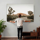 Joshua Tree Desert Wall Art Canvas Print, Minimal by MyGreatCanvas | Canvas Wall Art Prints | Photo Prints & Wall Decor