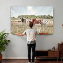 Texas Longhorn Cattle Wall Art Canvas Print: Western Ranch by MyGreatCanvas | Canvas Wall Art Prints | Photo Prints & Wall Decor