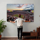 Donald W. Reynolds Razorback Stadium Wall Art Canvas Print – by MyGreatCanvas | Canvas Wall Art Prints | Photo Prints & Wall Decor