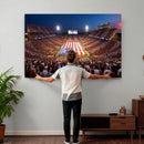 Oklahoma Memorial Stadium Wall Art Canvas Print – Oklahoma