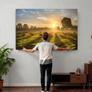 Sheep Wall Art Canvas Print – Rural Farm Animal Artwork by MyGreatCanvas | Canvas Wall Art Prints | Photo Prints & Wall Decor