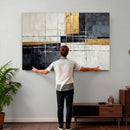 Gold Abstract Wall Art Canvas Print, Modern Luxury Geometric by MyGreatCanvas | Canvas Wall Art Prints | Photo Prints & Wall Decor
