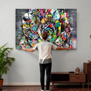 Abstract Graffiti Collage Street Art Wall Art Canvas Print by MyGreatCanvas | Canvas Wall Art Prints | Photo Prints & Wall Decor