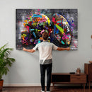 Graffiti American Football Helmet Street Art Wall Art Canvas by MyGreatCanvas | Canvas Wall Art Prints | Photo Prints & Wall Decor