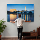 Washington DC Wall Art Canvas Print – Lincoln Memorial Night by MyGreatCanvas | Canvas Wall Art Prints | Photo Prints & Wall Decor
