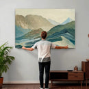 Abstract Mountain Landscape Wall Art Canvas Print – Textured by MyGreatCanvas | Canvas Wall Art Prints | Photo Prints & Wall Decor