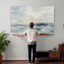 Abstract Coastal Landscape Wall Art Canvas Print – Soft Blue by MyGreatCanvas | Canvas Wall Art Prints | Photo Prints & Wall Decor