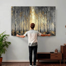 Abstract Birch Forest Wall Art Canvas Print – Modern Neutral by MyGreatCanvas | Canvas Wall Art Prints | Photo Prints & Wall Decor