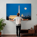 Washington DC Skyline Wall Art Canvas Print – Lincoln by MyGreatCanvas | Canvas Wall Art Prints | Photo Prints & Wall Decor
