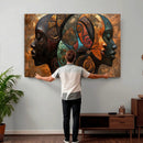 Abstract Afro American Women Wall Art Canvas Print by MyGreatCanvas | Canvas Wall Art Prints | Photo Prints & Wall Decor