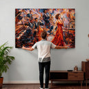 Jazz Band Canvas Wall Art — Jazz Club Singer Saxophone Print by MyGreatCanvas | Canvas Wall Art Prints | Photo Prints & Wall Decor