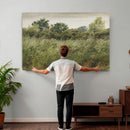 Wildflower Meadow Canvas Wall Art, Impressionist Overgrown by MyGreatCanvas | Canvas Wall Art Prints | Photo Prints & Wall Decor