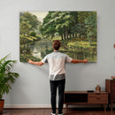 Forest Stream Canvas Wall Art, Peder Monsted A Forest Stream by MyGreatCanvas | Canvas Wall Art Prints | Photo Prints & Wall Decor