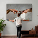 Funny Bathroom Wall Art Canvas, Creation of Toilet Paper by MyGreatCanvas | Canvas Wall Art Prints | Photo Prints & Wall Decor