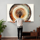 Natural Wood Slice Wall Art Canvas Print, Tree Ring Wall by MyGreatCanvas | Canvas Wall Art Prints | Photo Prints & Wall Decor