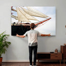 Sailboat Wall Art Canvas Print, Vintage Ship Bow Framed by MyGreatCanvas | Canvas Wall Art Prints | Photo Prints & Wall Decor