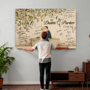 Wedding Guest Book Alternative Wall Art Canvas Print, Personalized Wedding Signature Poster, Custom Couple Photo Guestbook Canvas by MyGreatCanvas | Canvas Wall Art Prints | Photo Prints & Wall Decor